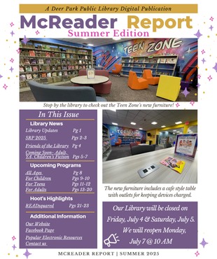 Summer 2025 McReader Cover Page
