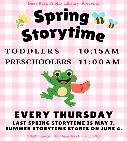 Spring Storytime 2026