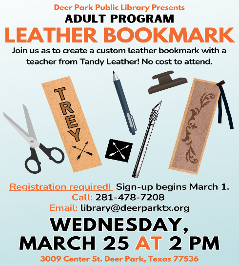 March 25 Adult Craft 2026