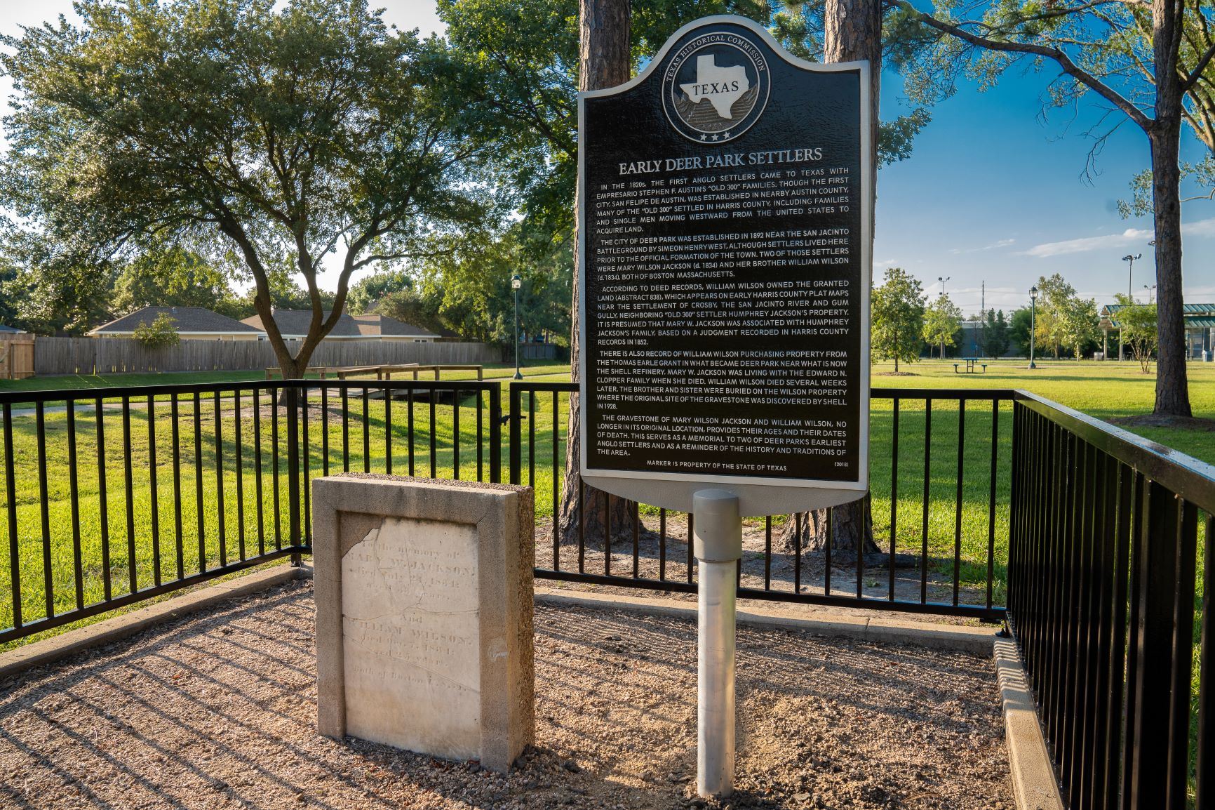 Early Settlers Historical Marker and Site