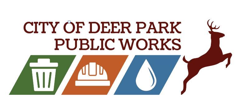 Public Works Logo - Leaping Deer