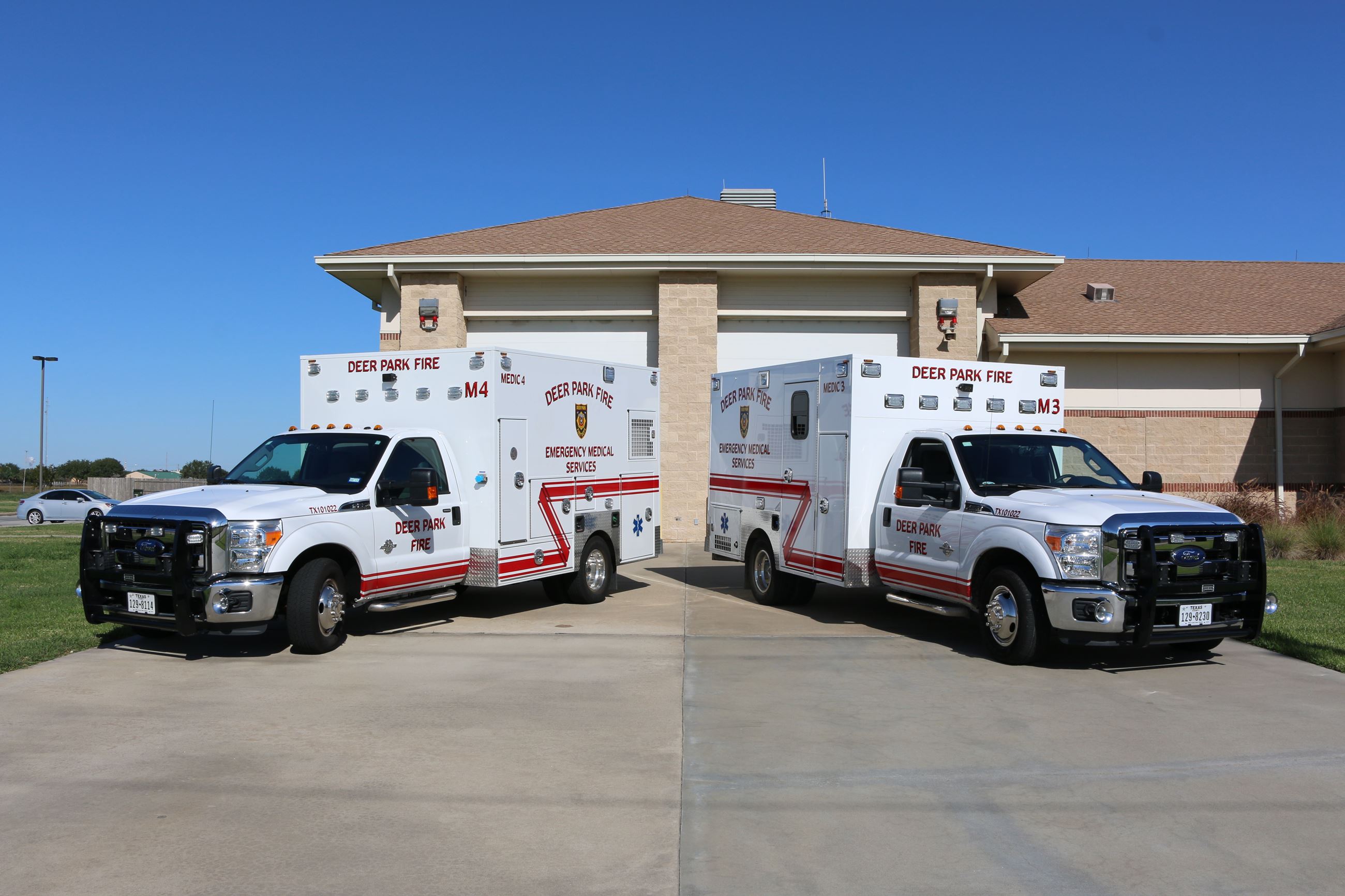 Examples of Deer Park EMS ambulances